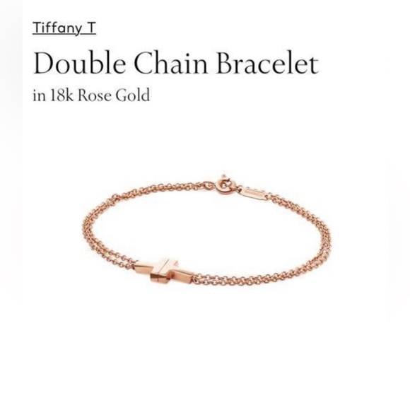 Tiffany & Co T Two Bracelet 18K Rose Gold - Picture 2 of 5